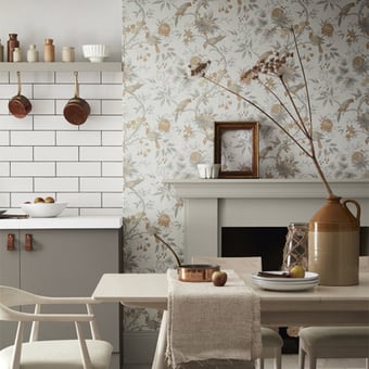 Brooke House Wallpaper Cinder Little Greene