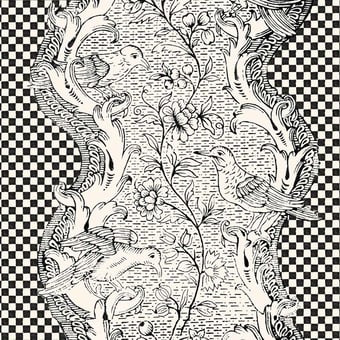 Papel pintado mural panorámico Damier Noir/Blanc Le Grand Siècle