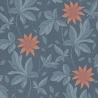 Monroe Wallpaper Night Flower Little Greene