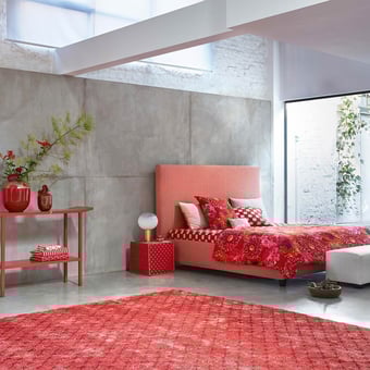 Hanabatake Fabric Rosso K3 design by Kenzo Takada