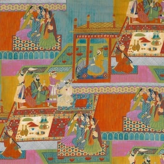 Kanpur Fabric Paprika Etro
