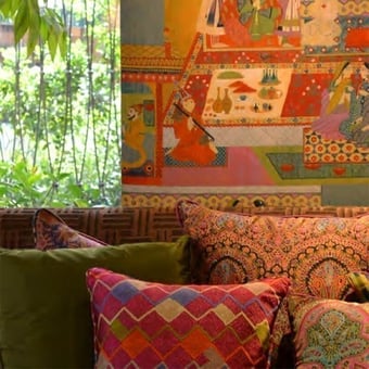 Neelak Fabric Magenta Etro