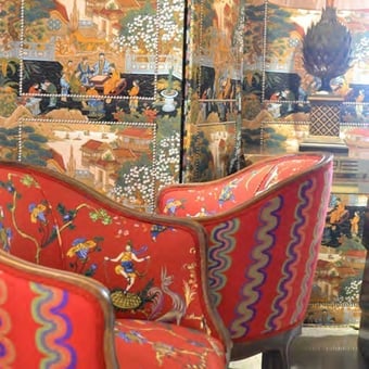 Vertigo Fabric Gold Etro