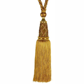 Marly tassel tieback Blanc cassé Houlès