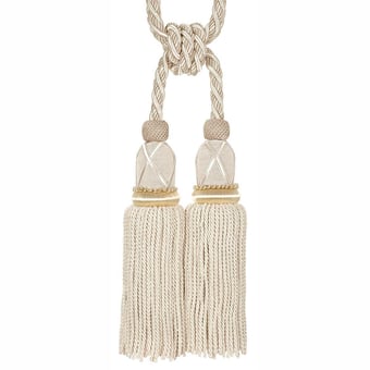 Les Marquises GM tassel tieback Beige Houlès