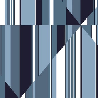 Pinwheel Stripe Panel Grey York Wallcoverings