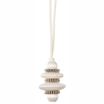 Schlüsselquast  Onyx Blanc cassé Houlès