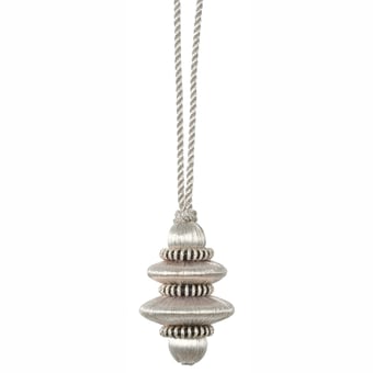Onyx Metal key tassel Or Houlès