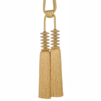 Zugband Onyx metal two tassels Or Houlès