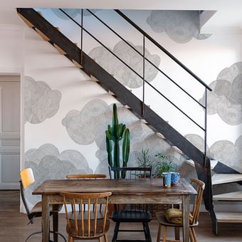 Papel pintado mural panorámico Cloudy Cloudy Bien Fait