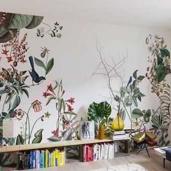 Papel pintado mural panorámico Bahamas 180x280 cm - 3 tiras Bien Fait