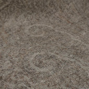Tela Miramont Wool Paisley Taupe Ralph Lauren