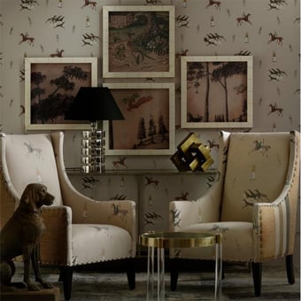 Great Plains Fabric Natural Andrew Martin