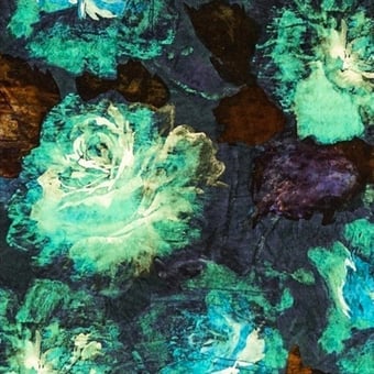 Velluto Mirafiore Smeraldo Rubelli
