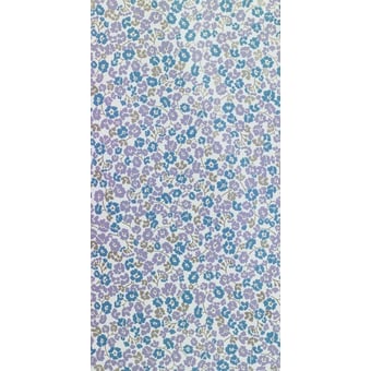 Small Flowers Wallpaper Blue Tapet Café