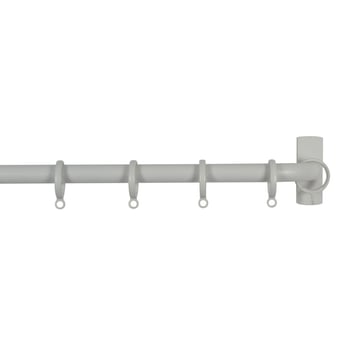 Bastide rod corner kit with rings Blanc cassé Houlès