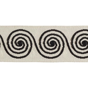 Jacquard geflecht Calyx 70 mm Ivoire Houlès