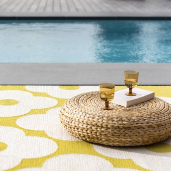Tappeti Spot Flower Dandelion in-outdoor 140x200 cm Orla Kiely