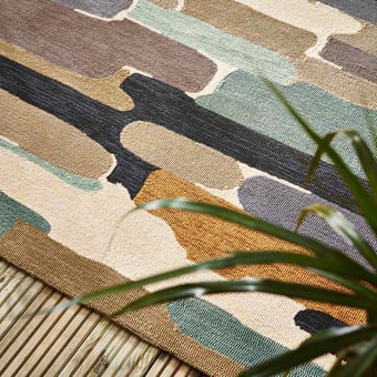 Alfombras Trattino Sea Glass in-outdoor 140x200cm Harlequin
