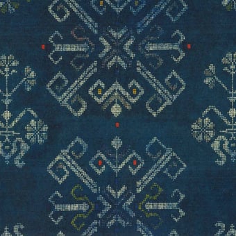 Roots Fabric Blue/Taupe Mindthegap