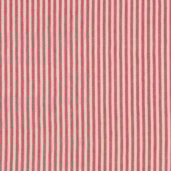 Rhubarb Stripe Fabric Red Mindthegap