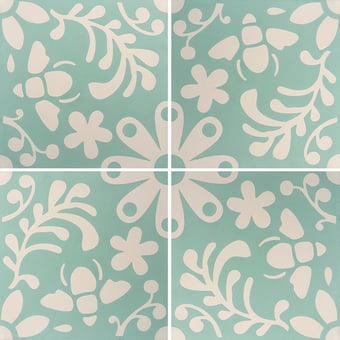 Baldosa hidráulica Pip Bee Fresco Green Pip Studio