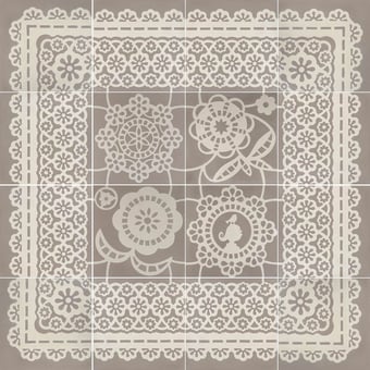 Frise ciment Lace Frise Sand Pip Studio