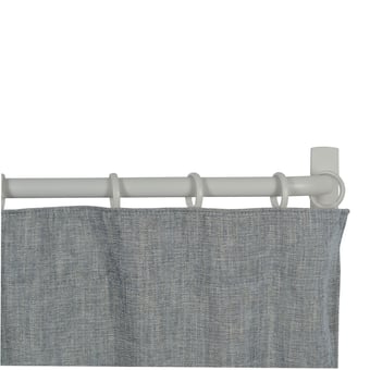 Bastide rod corner kit with rings Blanc cassé Houlès
