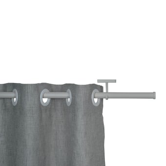 Tringle Bastide kit pose plafond pour œillets Blanc cassé Houlès