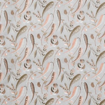 Tissu Colbert Coral/Aqua Nina Campbell