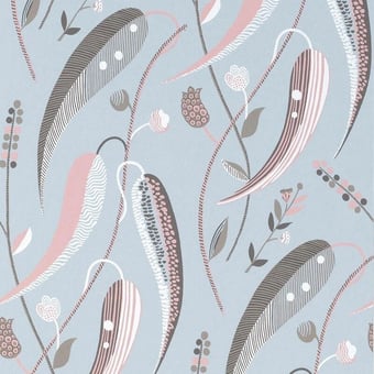 Papel pintado Colbert Coral/Aqua Nina Campbell