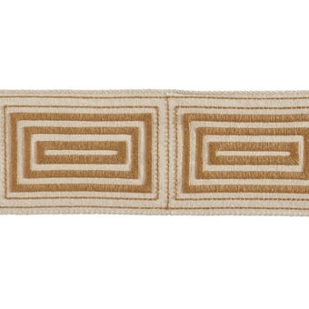 Maia 80 mm embroidered Braid Anthracite Houlès
