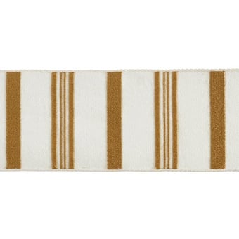 Delos 80 mm embroidered Braid Gris/Brun Houlès
