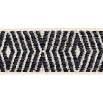 Jacquard geflecht Themis 76 mm Noir Houlès