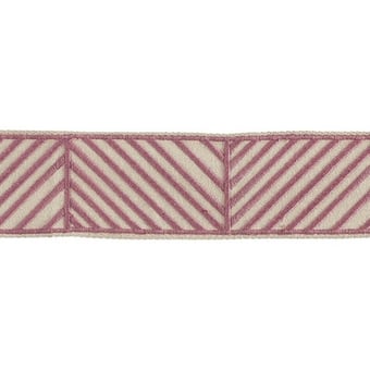 Ribetes brodé Hera 53 mm Anthracite Houlès