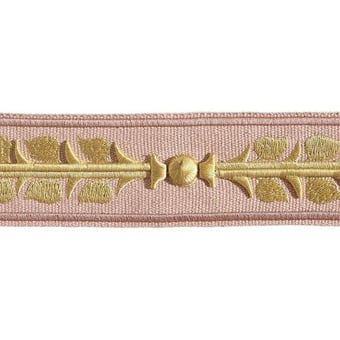 Diana 54 mm embroidered Braid Doré/Gris Houlès