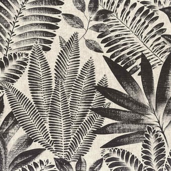 Carta da parati Aloes Noir/Grège Casamance