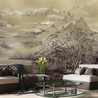 Papier peint panoramique Kami Metallics Gold Coordonné