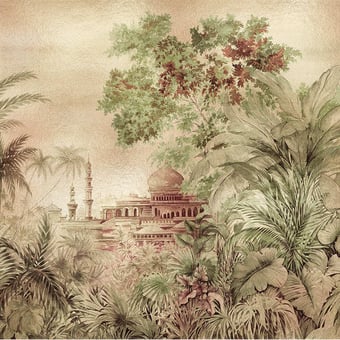 Taj Mahal Metallics Panel Gold Coordonné