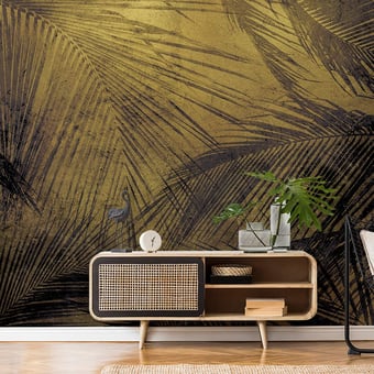 Papier peint panoramique Palms Metallics Extra Gold Coordonné