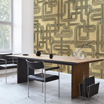 Papier peint panoramique Gatsby Metallics Gold Coordonné