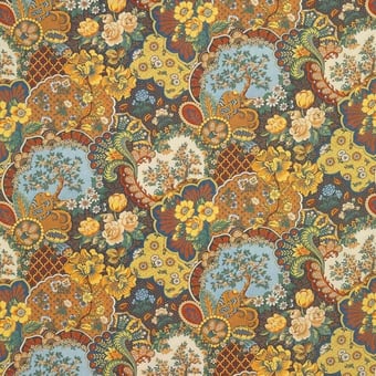 Chinese Garden Fabric Peonia Etro