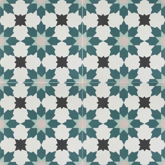 Safi cement Tile Snow White, Nordic Blue, Minty Green, Lava De Tegel