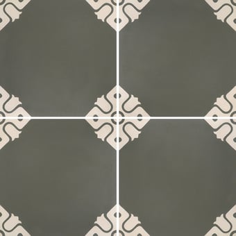 Carreau ciment Bell Taupe Green, Linnen De Tegel