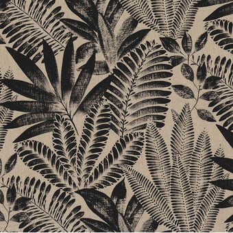 Kristen Garden Fabric Noir Casamance