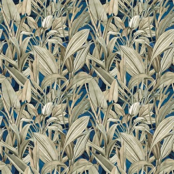 Canopée Wallpaper Bleu Quinsaï
