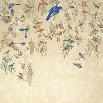 La Voliere Panel Beige Crème Quinsaï