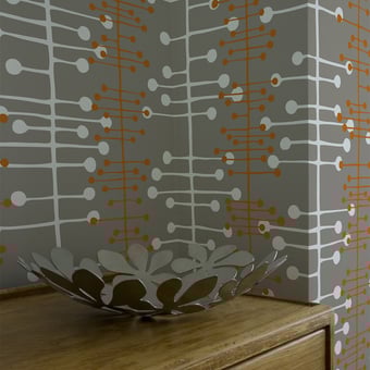 Muscat Wallpaper Grey MissPrint