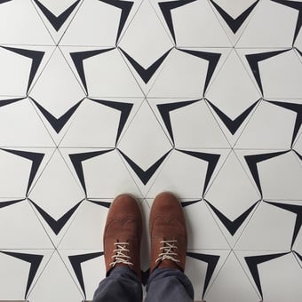 Piastrella di cemento Soar A Milk, Kohl Popham design