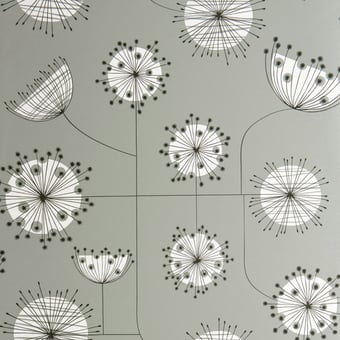 Carta da parati Dandelion Mobile II Porcelain/Yellow MissPrint